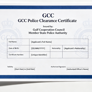 Police Clearance Certificate ?C GCC